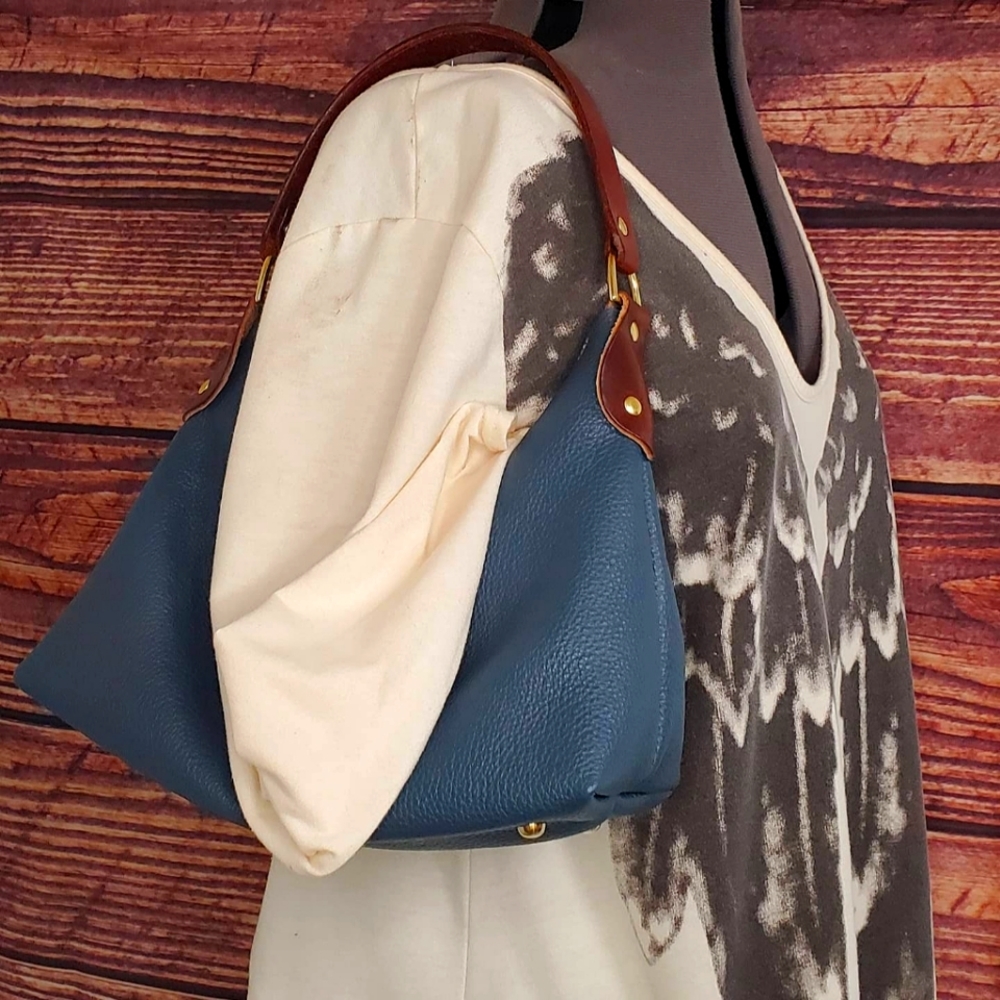 Storm Blue Shoulder Bag